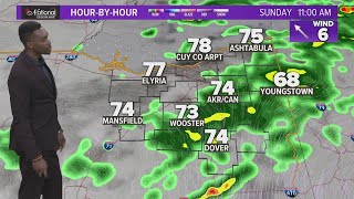 Northeast Ohio weather forecast: Rounds of rain on Sunday