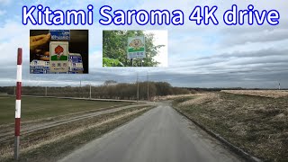 Hokkaido 4K/30p drive, Kitami city（tokoro town） road  to Saroma town road（Hamasaroma kawazoe road）