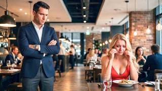 A Billionaire Single Dad Met a Poor Girl Crying on a Blind Date — Him Words Broke Her