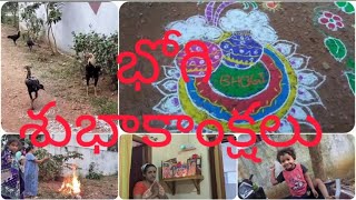 అందరికి భోగి పండగ శుభాకాంక్షలు ✨ || festival vibes || bhogi || bindu's world999