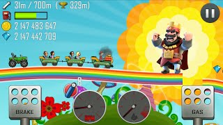 Hill Climb RACING GAMES ONLINE PLAY MULTIPLE CAR RAINBOW ROAD#GAMEPLAY