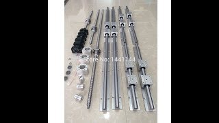 Sliding Table SFU1605 Effective Stroke 100mm Linear Guides Cross Slide Table C7 Accuracy CNC Machine