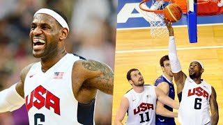 LeBron James DOMINATED In LAST Game For Team USA With NBA Superstars 🔥