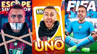 ESCAPE ROOM, UNO AND FIFA! (FULL VOD)