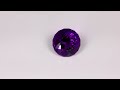 portuguese round brilliant amethyst gemstone 11.49 cts