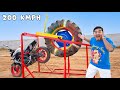 Giant Tractor Tyre Launcher- 200 Kmph | Super Powerful