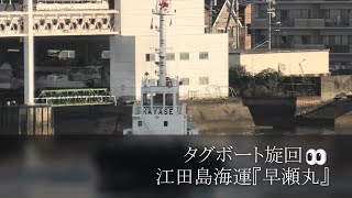 タグボート旋回👀江田島海運『早瀬丸』