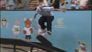 INSANE BATTLE - 360 FLIP FRONT BLUNT SHUV IT OUT - ANGELO CARO TAMPA PRO 2024 BEST TRICK