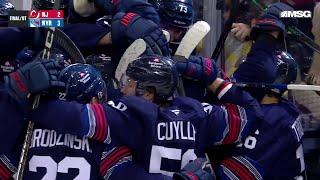 Rangers Radio Call of Sam Carrick's Overtime Goal against Devils | 2024-25 NHL