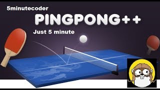 5MinuteCoder - Simple Pong game written in Java just 5 minutes