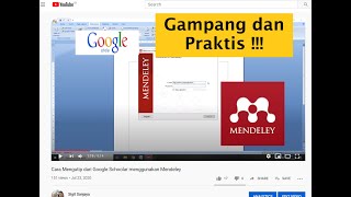 Cara Mengutip dari Google Schoolar menggunakan Mendeley