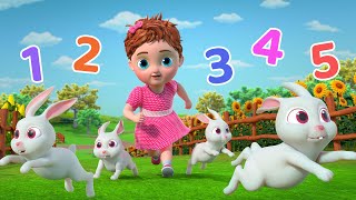 Number Song | Five Little Bunnies + More Baby Songs | Beep Beep Nursery Rhymes