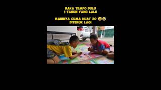 RAKA JAMAN DULU MASIH KELAS 1 AWAL MAIN TEPUK KARTU #tepukkartu #viral #permainananak