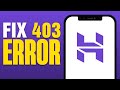 How To Fix 403 Error On Hostinger (2025)