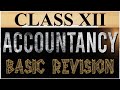 CLASS 2 QUICK REVISION CH 2 (CHANGE IN PROFIT SHARING RATIO AND ADMISSION OF A PARTNER)  - BOOK MTG