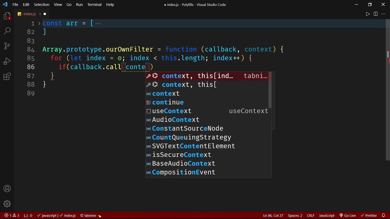 Polyfills In Javascript Polyfill For Filter Method Youtube Polyfills In Javascript Polyfill For Filter Method Youtube