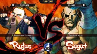 SSF4: AE - EG Justin Wong vs Ryan Hart - Top 8 Winners Semis - Final Round 17