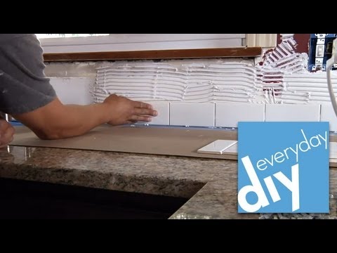 How to Install a Tile Backsplash, Part 2 -- Buildipedia DIY How to Install a Tile Backsplash, Part 2 -- Buildipedia DIY