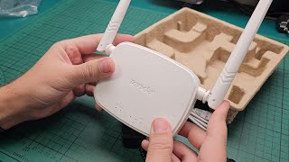 Tenda N301 Router Wi-Fi N300 - unboxing, setup and speed test