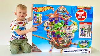 HOT WHEELS Ultimate GARAGE Хот Вилс Парковка Мега Гараж с Атакой Тираннозавра