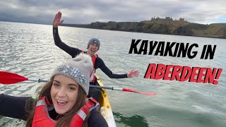 Kayaking in Stonehaven, Aberdeen | Travel Vlog