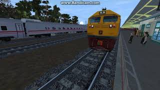 thai train simulator: ขบวนรถเร็วที่ 142 ออกจากสถานีอุบลราชธานี