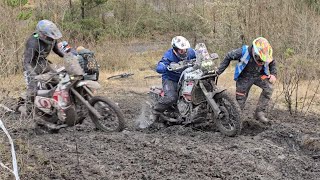 Valleys Lite Enduro 2025. Tough Section For Big Bikes