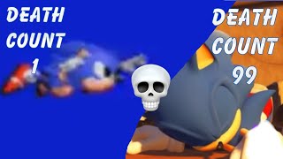 How many times has sonic ALMOST died?