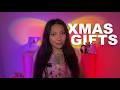ASMR with what i'm gifting friends and family for Christmas (gift inspo)