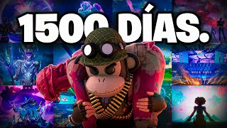 Sobreviví a 1500 dias de fortnite y fue BRUTAL