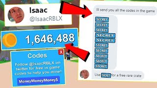 100 New Codes For Roblox Mining Simulator Codes Mythical Eggs