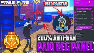 Raistar 200% Anti Ban New panel Hack Free Fire | Panel Free fire Max Mobile | Mobile Regedit