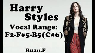 Harry Styles Vocal Range: F2 - F#5 - B5(C#6)