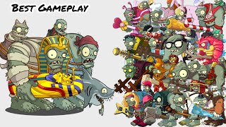 PvZ 2 Mummified Gargantuar Vs Gargantuar Pirate Vs All Zombies Gargantuar