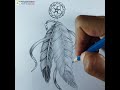 how to draw feathers l feathers drawing step by step for beginners l perspective drawing