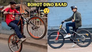 Bohot dino baad montra ko showroom par chor diye or Piyush ki cycle kharab 😰