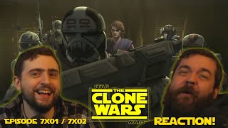 BAD BATCH!? The Clone Wars 7x01 | 7x02 'Bad Batch' + 'A Distant Echo' Reaction!!