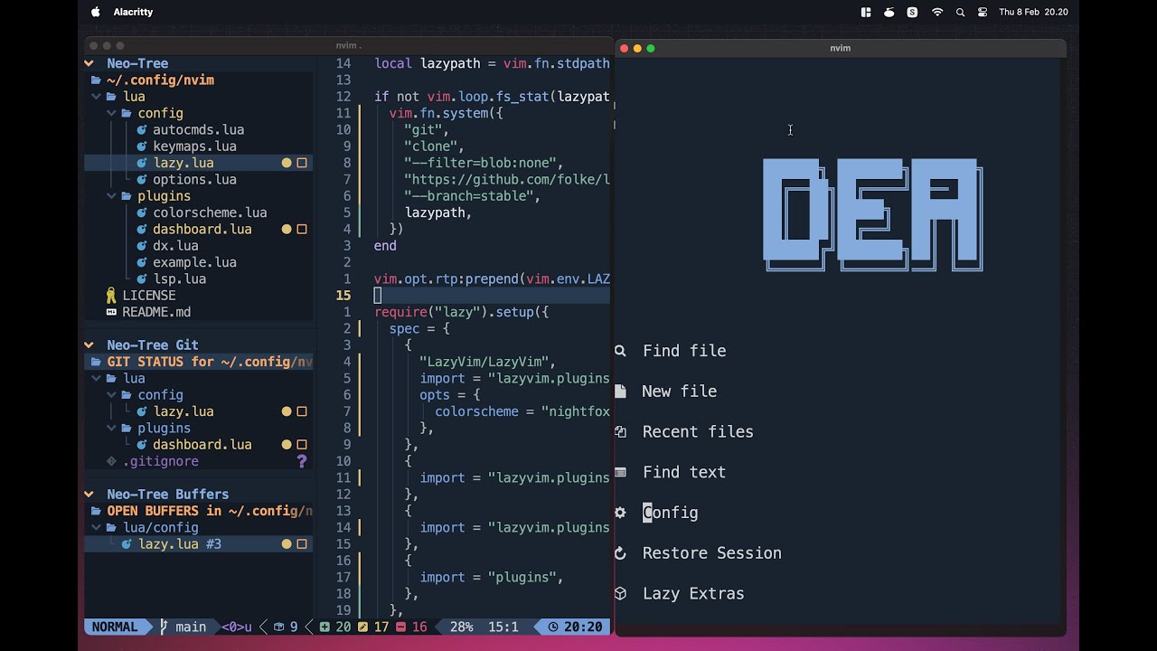 Setup Terminal Neovim Lazyvim Gue Youtube