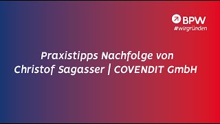 Praxistipps Nachfolge von Christof Sagasser | COVENDIT