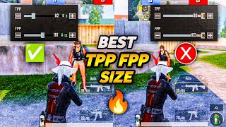 Best 3rd Person Perspective (TPP FPP) Size For Headshot #shorts  #pubg #bgmi #tdm