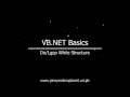 VB NET Basics:  Do/Loop While Structure