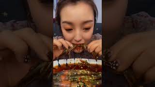 Mukbang - Gỏi tôm này ăn thực sự ngon