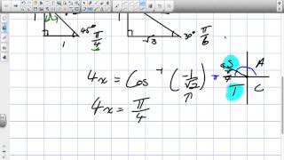 Solving Linear Trig Equations Grade 12 Advanced Functions Lesson 7 5 29 1 14