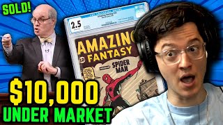 Buyer Gets INSANE Deal on Amazing Fantasy 15 in Live Auction | Seller PROTECTED??