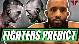 Fighters Predict: Conor McGregor vs. Dustin Poirier | UFC 257