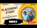 Success story of Ms.Ramya N as a software Engineer  Qspiders vadapalani Chennai