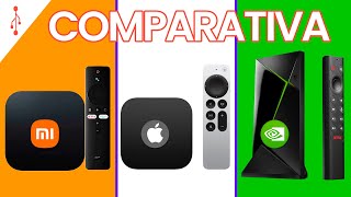 MEJORES TV BOX 2024 🏆  Apple TV 4K vs  Xiaomi TV Box S (2nd Gen) vs NVIDIA Shield TV PRO