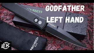 Protech Godfather Left Handed Automatic Switchblade Knife