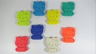 Fun Play Dough Hello Kitty And Star Heart Smiley Face Molds Fun For Kids