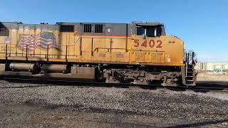 1/4/2021 - Union Pacific C44ACCTE 5402 leads CN A431